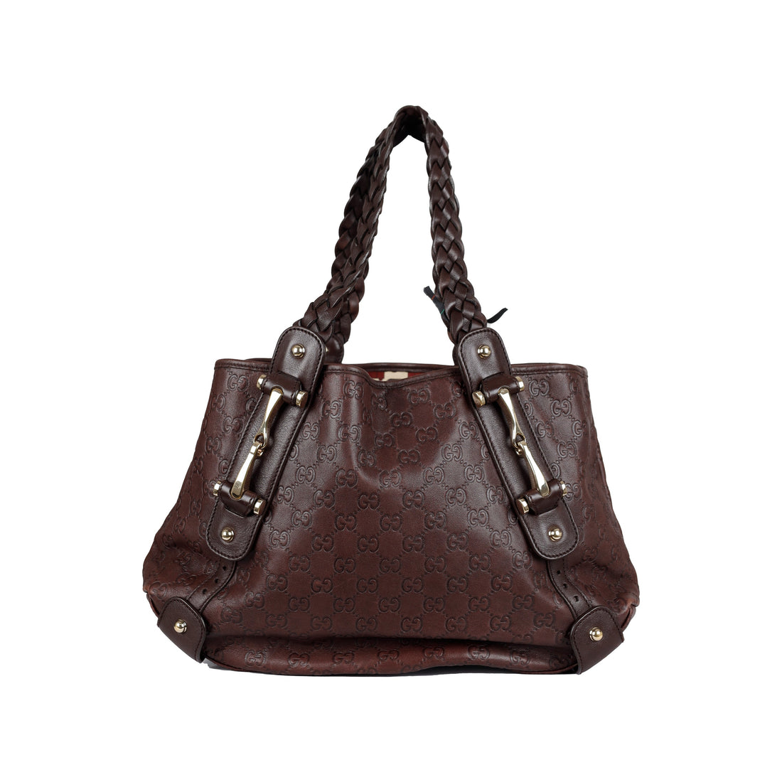 GUCCI Gucci Guccissima Horsebit Pelham Shoulder Bag