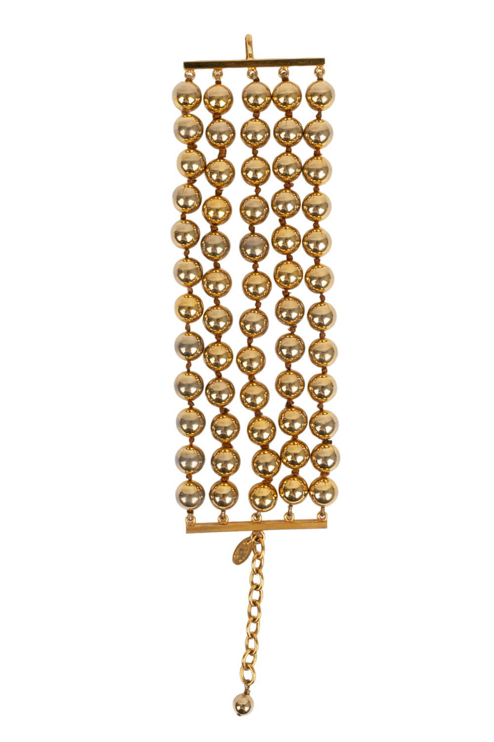 Bracelet de perles dor�es Chanel