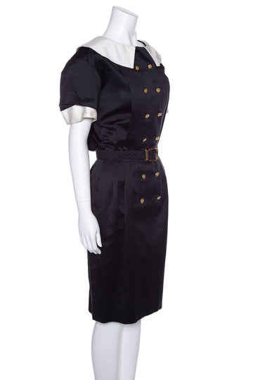 Chanel 1980's Black Dress SZ N/A