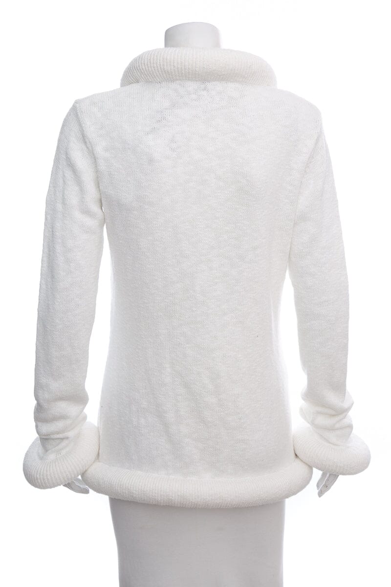 J.W. Anderson White Bumper Trim Sweater SZ L NWT