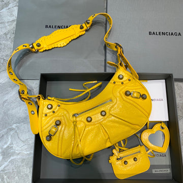 Baltlm Le Cagole XS Shoulder Bag In Yellow, For Womtlm,  Bags 13in/33cm