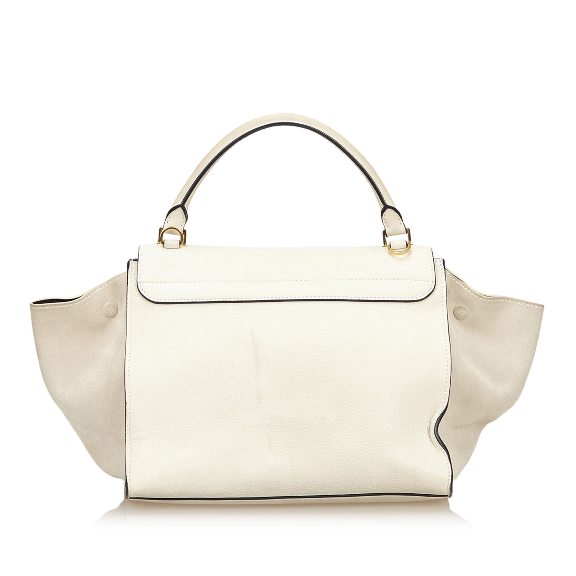 Celine Trapeze Suede and Calf Leather Bag