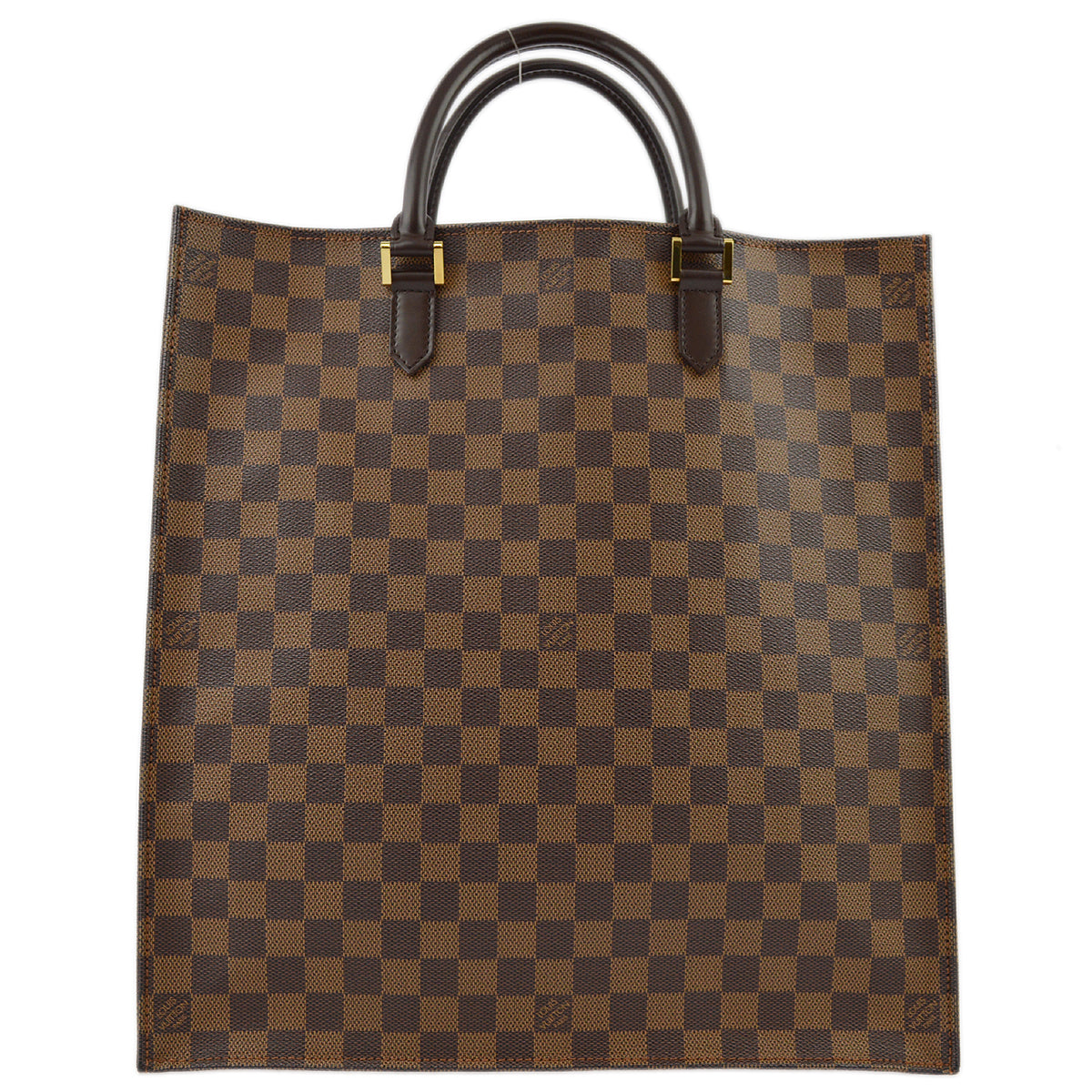 Louis Vuitton 2004 Damier Sac Plat HandBag N51140