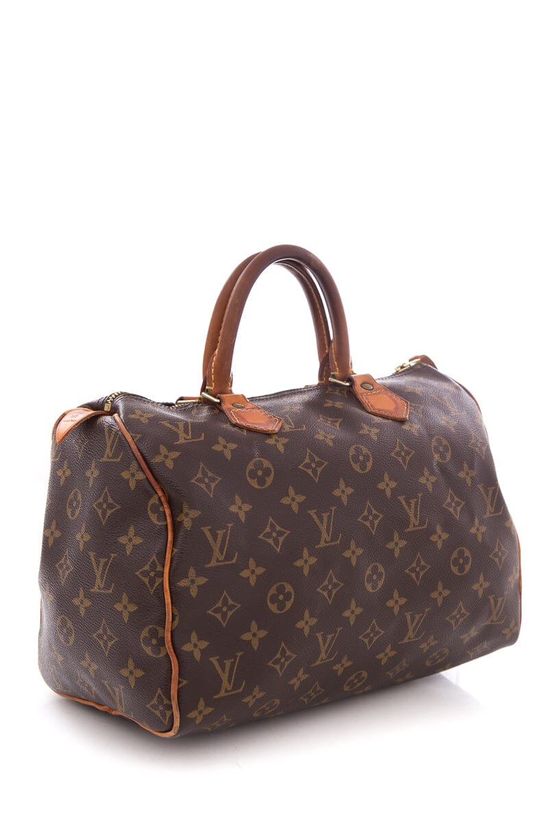 Louis Vuitton 2007 Brown Monogram Speedy HandBag