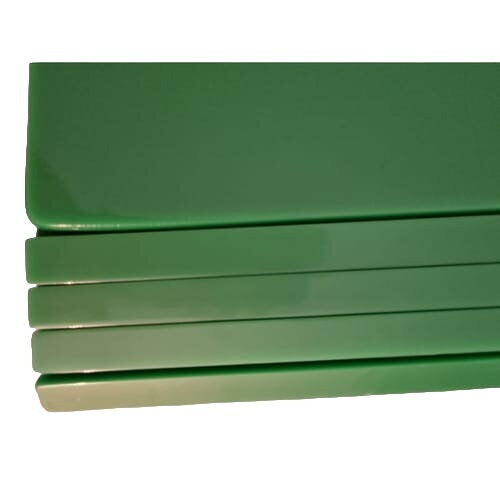 Vintage, Fendi green clutch style purse made of Lucite tiles and green leather with a latch top closure