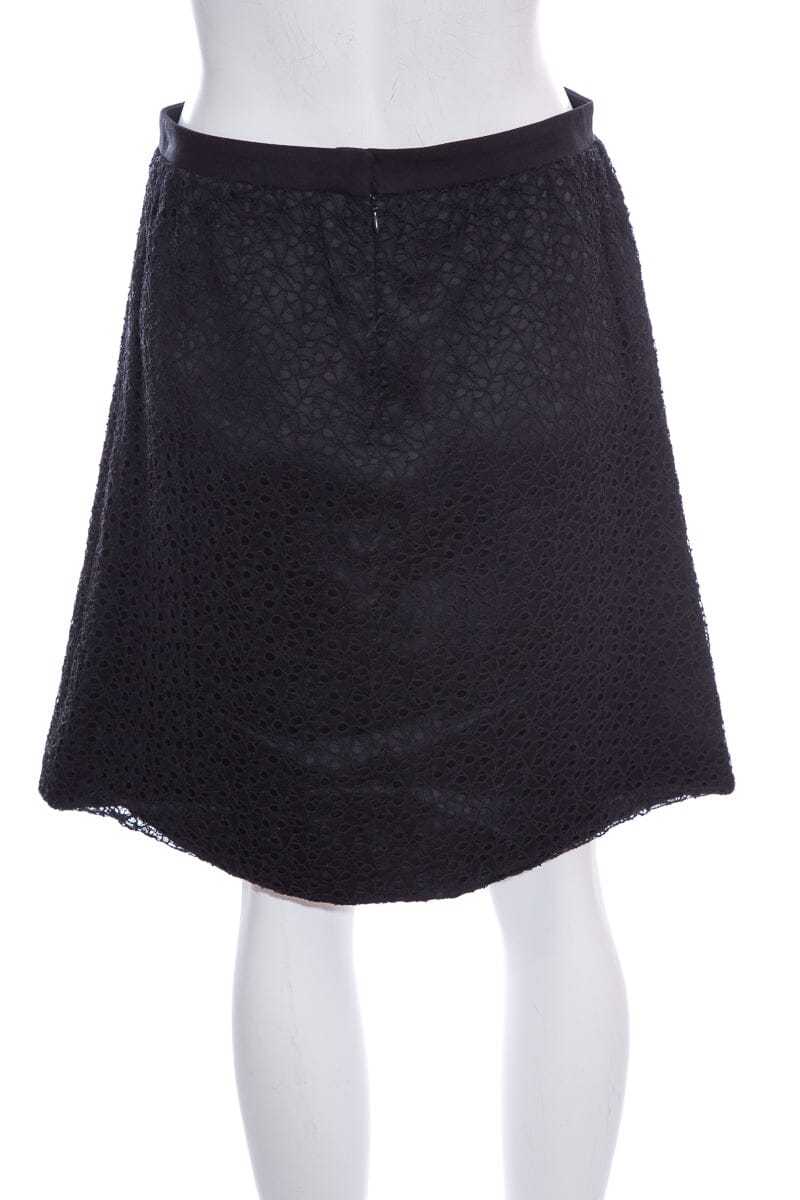 Jason Wu Black Lace Skirt SZ 8