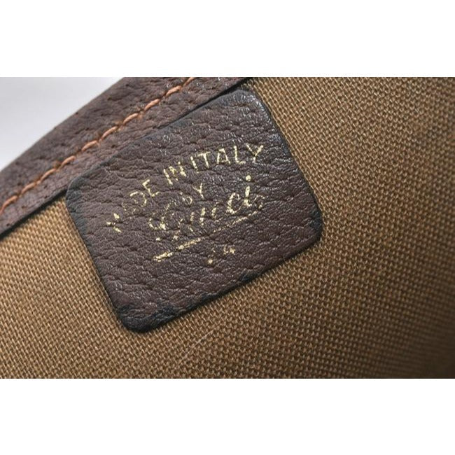 Gucci Tote W Guccissima Print Sherry Line Xxl Overnight Satcheltote W Wide Stripe Brown G Logoredgre