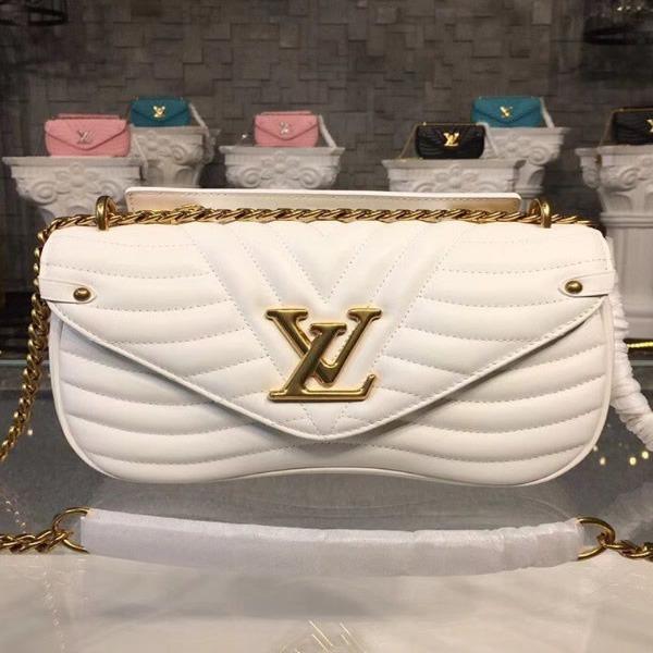 Louis Vuitton New Wave Chain Bag MM White