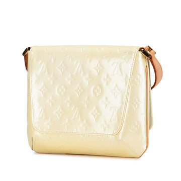 White Louis Vuitton Monogram Vernis Thompson Street Shoulder Bag