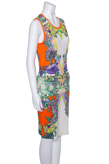 Roberto Cavalli Multicolor Printed Dress SZ 42
