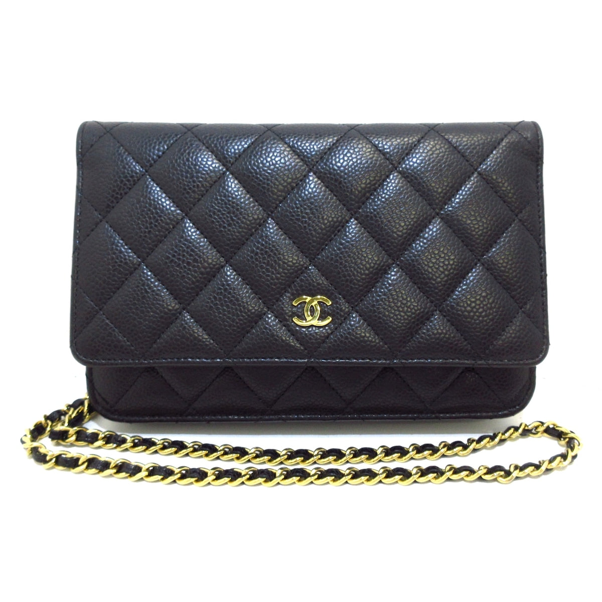 Chanel Wallet On Chain Caviar, Black