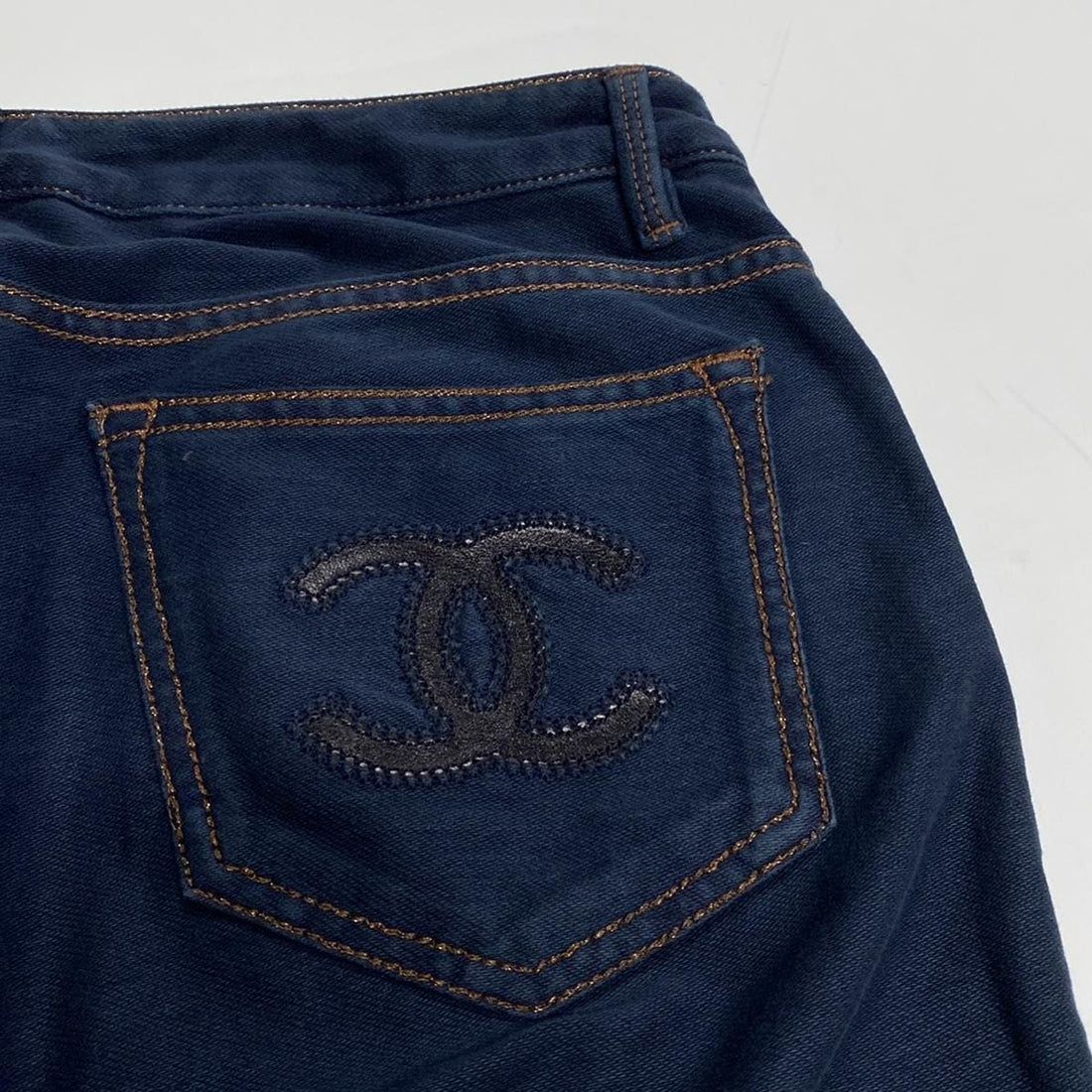 Chanel CC Blue Jeans, 38
