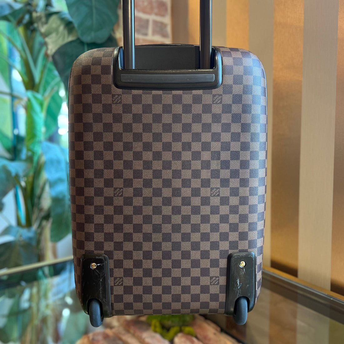LOUIS VUITTON  Pegase 50 Damier Ebene Canvas Suitcase