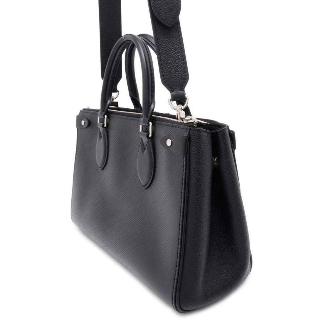 Louis Vuitton Epi  Noir Epi Leather Handbag
