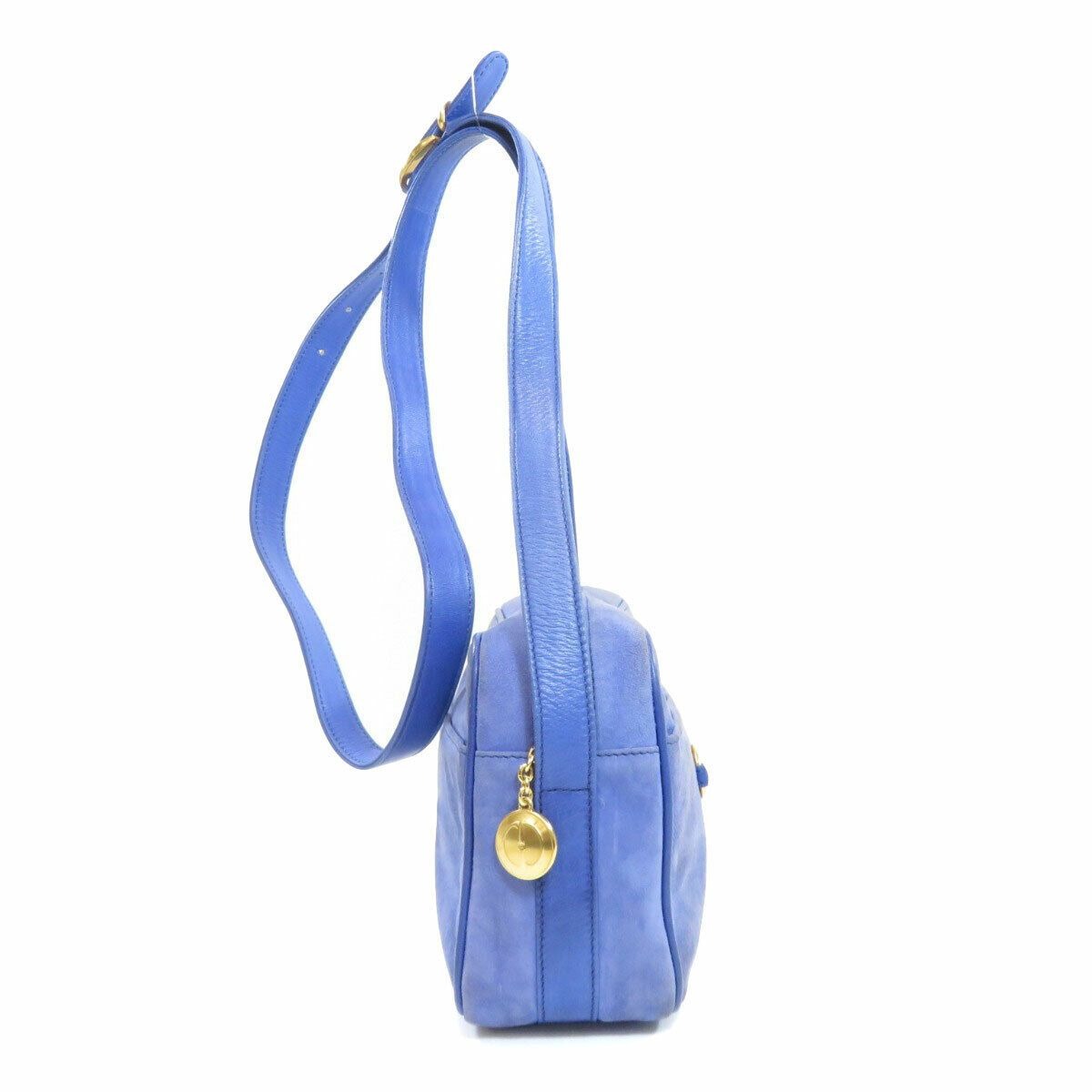 Tom Ford era Gucci, 1955 Horse-bit, cornflower blue leather and suede cross body or shoulder bag