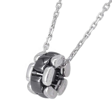 CHANEL Ultra Necklace Black J3171 K18WG Ceramic