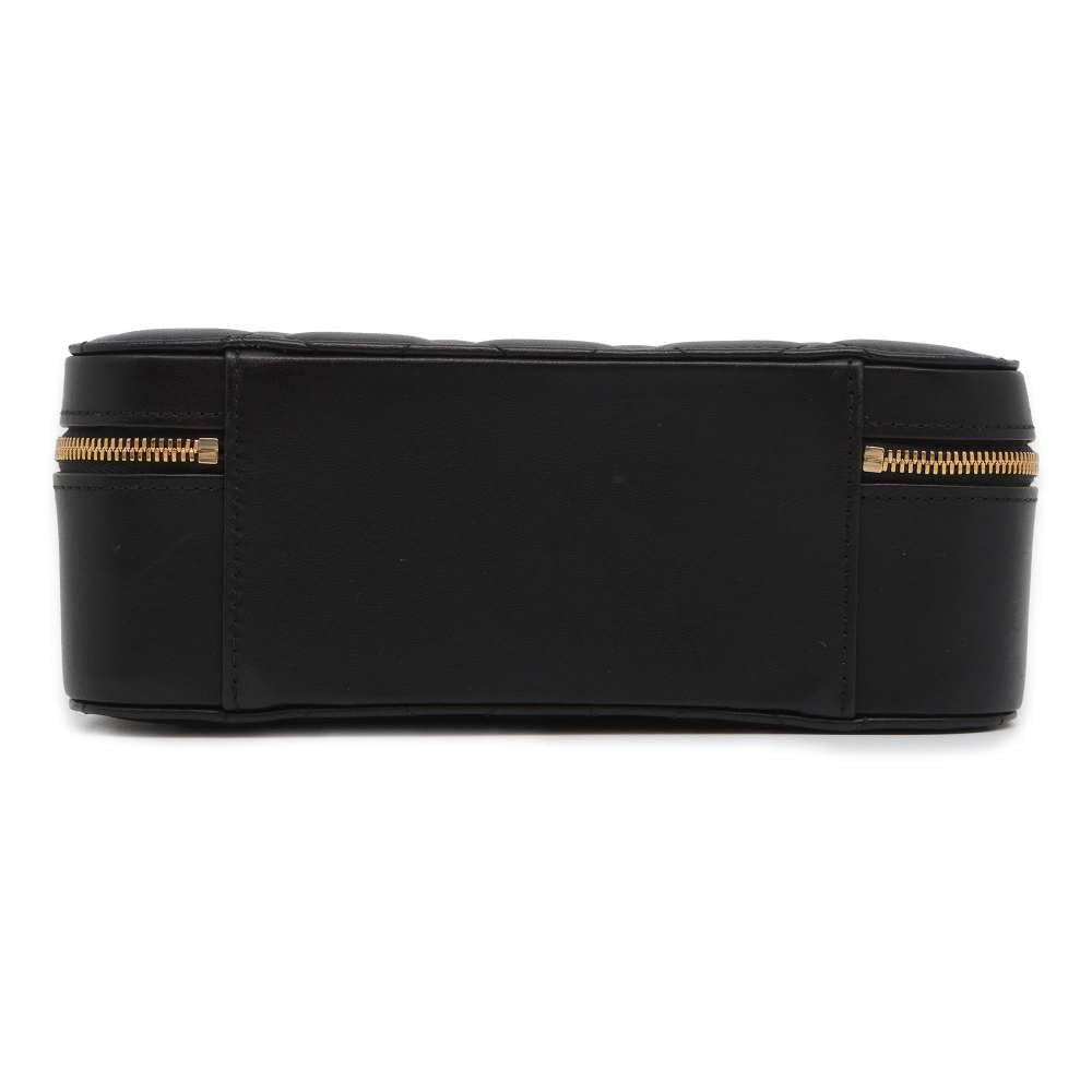 CHANEL Vanity Top Handle ChainShoulder Bag Black AS3319 Lambskin