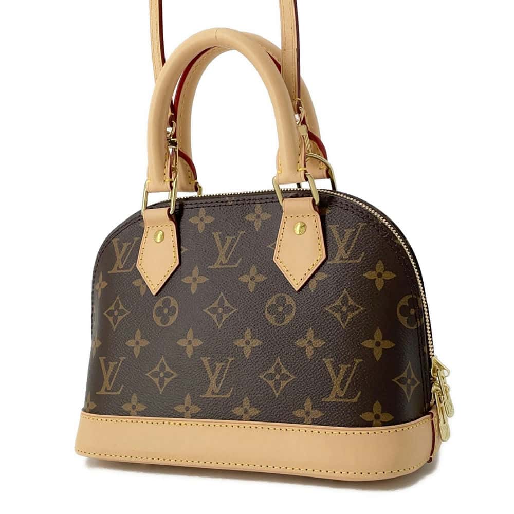 Louis Vuitton Alma BB Brown M46990 Monogram Size BB