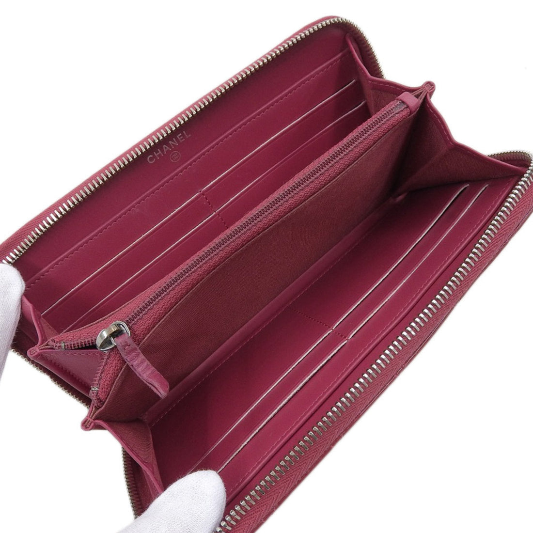 Chanel Zip around wallet