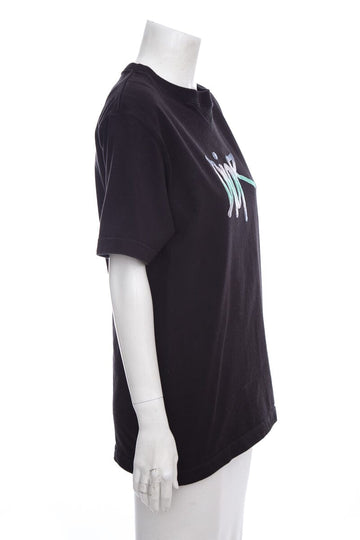 Dior Black Ombre Logo T-Shirt SZ S