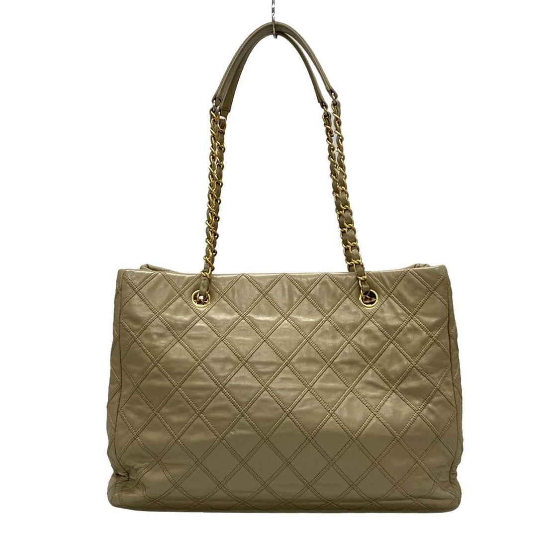 Chanel Beige Shopping Tote