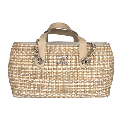 Chanel Straw Rattan Tote