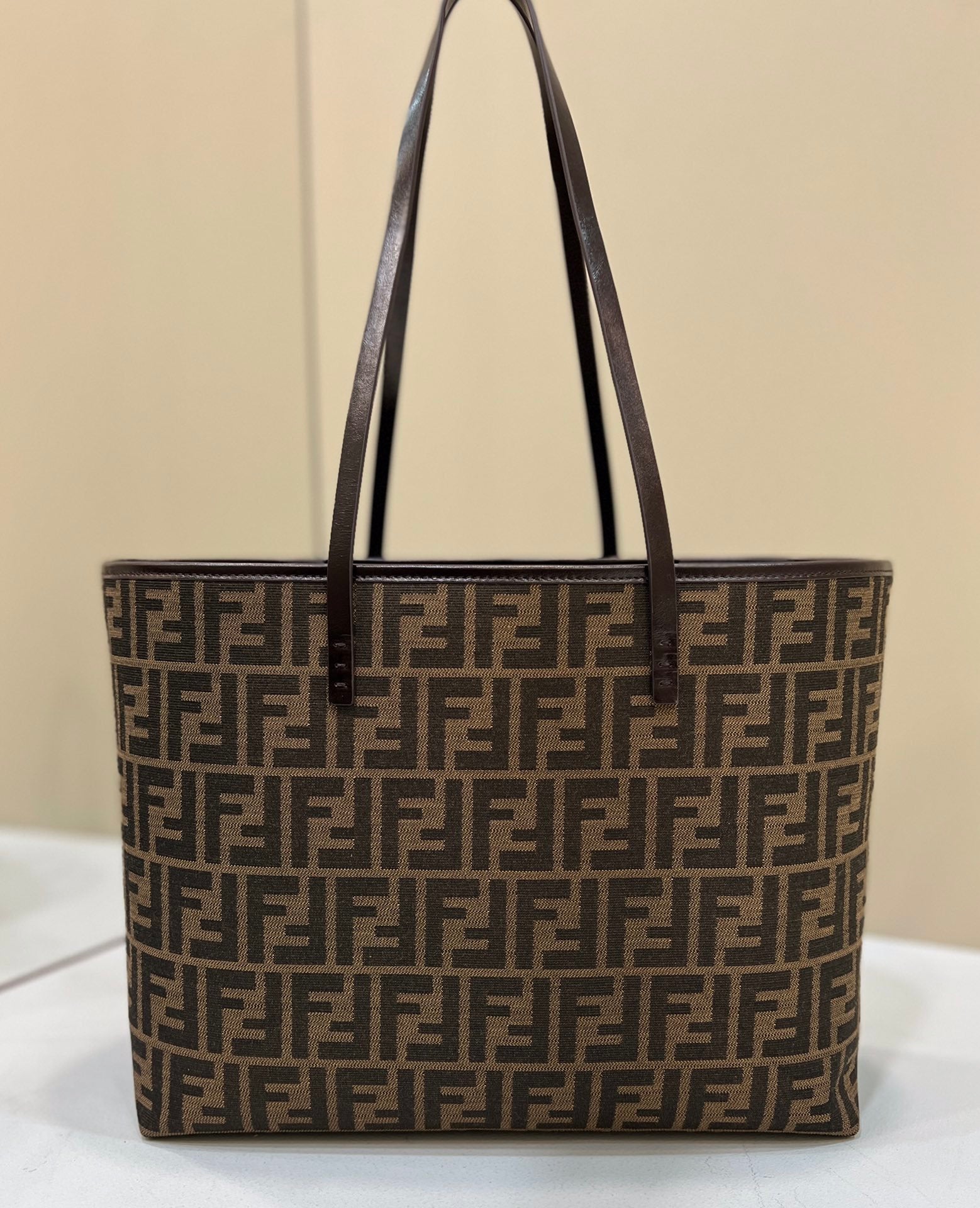FI Tote Bag Brown For Woman 18.9in/48cm