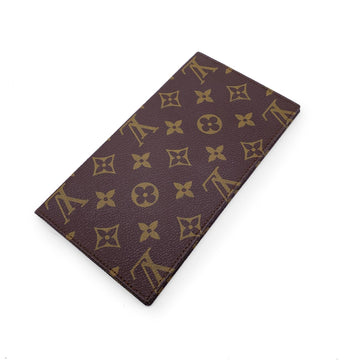 LOUIS VUITTON Vintage Monogram Canvas Checkbook Holder Wallet