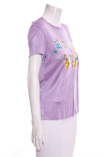 Moschino Purple Short Sleeve Shirt SZ 14 NWT