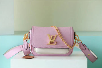 LV Lockme Ttlmder Pink For Womtlm, Womtlm’s Handbags, Shoulder And Crossbody Bags 7.5in/19cm LV 