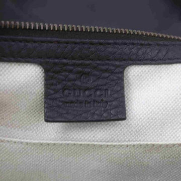 Gucci, brown on tan diamante print canvas and brown leather, XL '1973' top handle shoulder bag with a bold gold GG accent