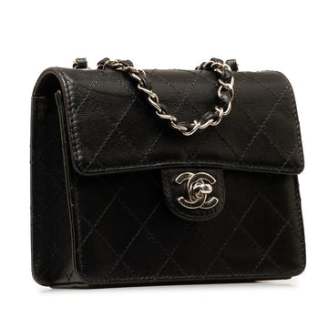 Chanel CC Caviar Mini Classic Crossbody Bag  Leather Shoulder Bag in Good condition