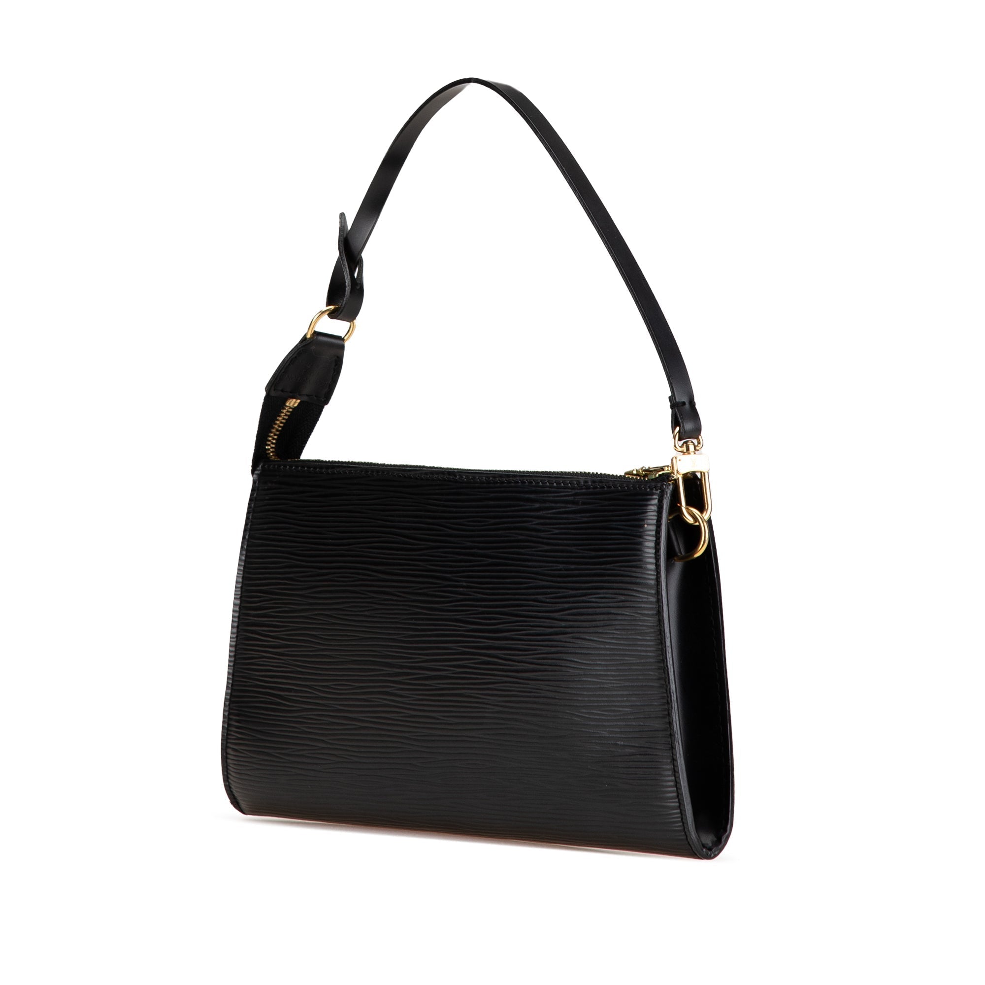 Black Louis Vuitton Epi Pochette Accessoires Shoulder Bag