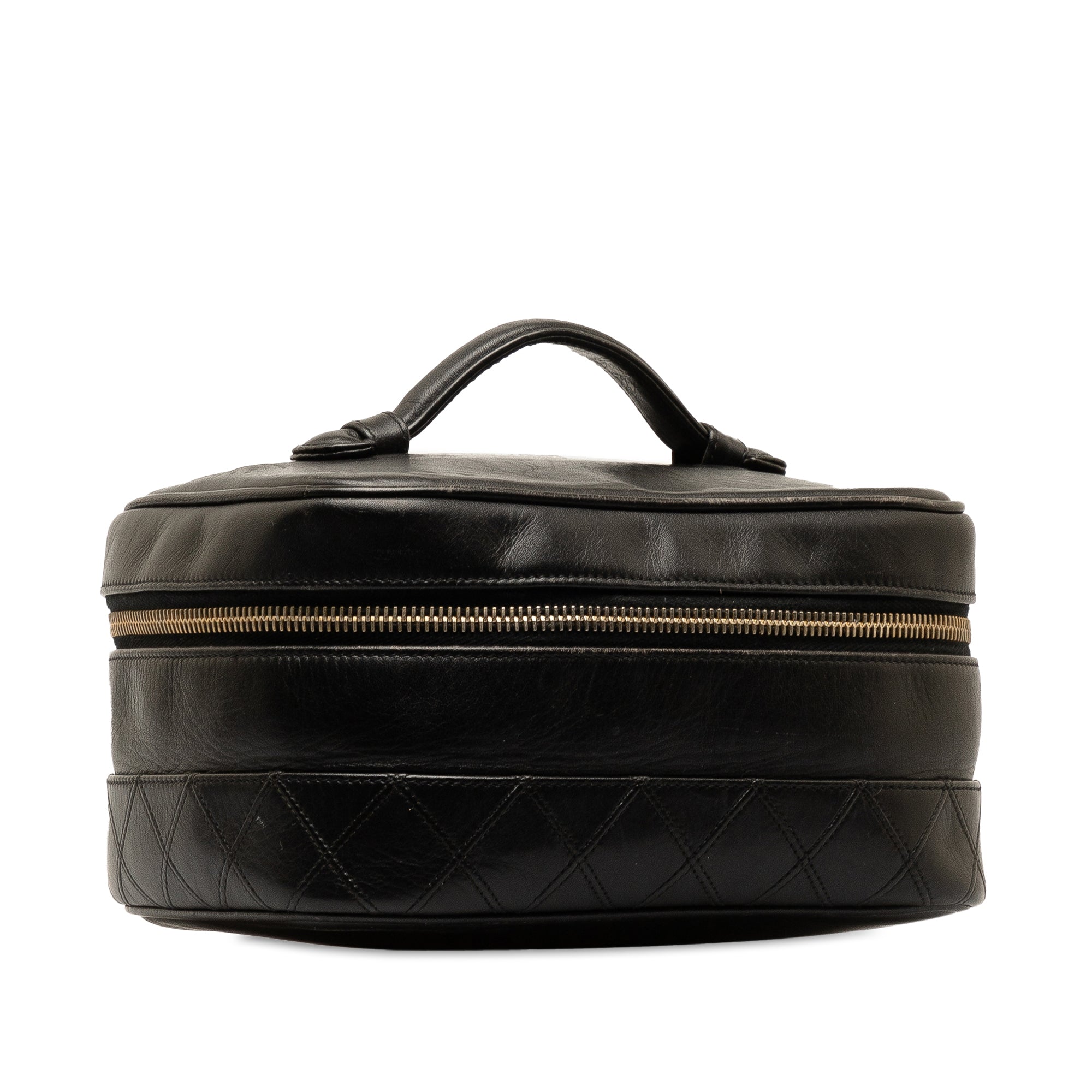 Chanel CC Lambskin Vanity Case Vanity Bag