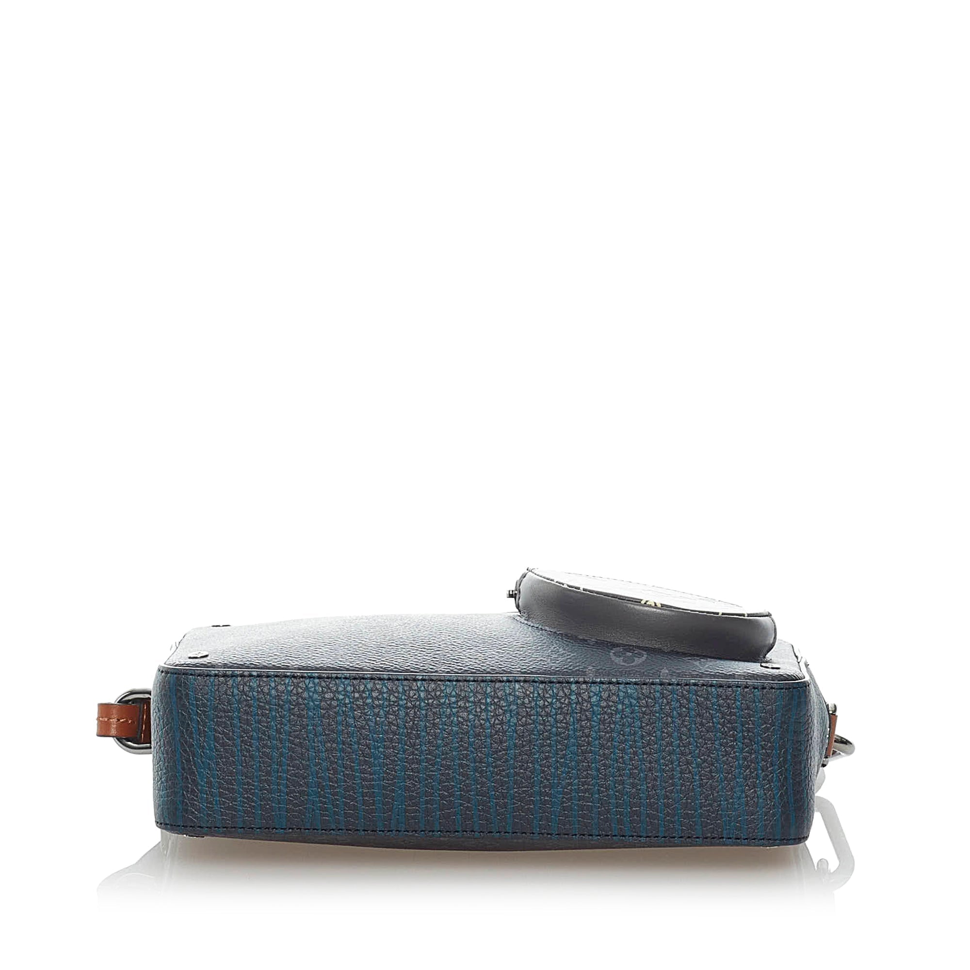 Black Louis Vuitton Monogram Eclipse Volga Crossbody Bag