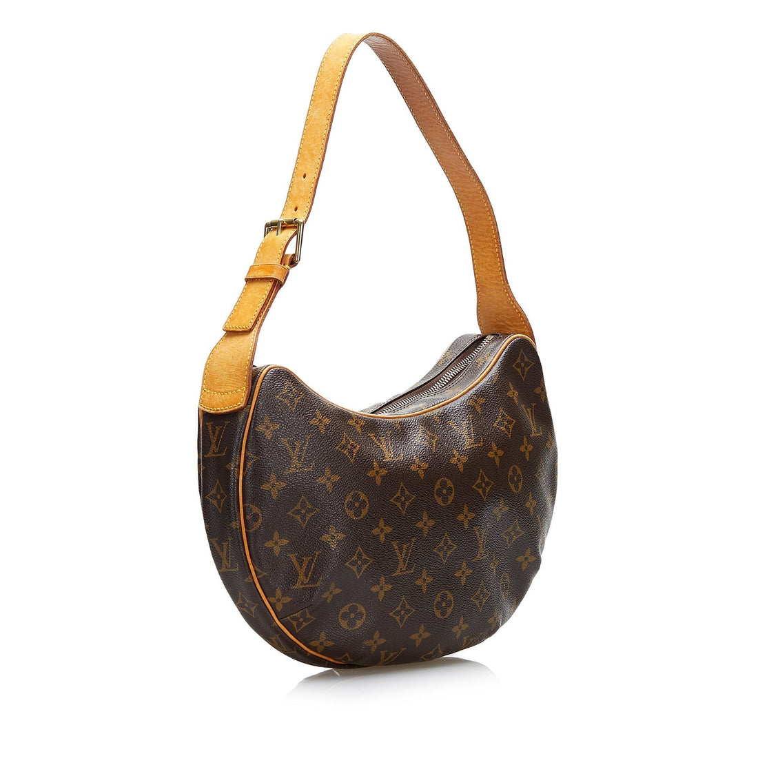 LOUIS VUITTON Monogram Croissant MM Brown