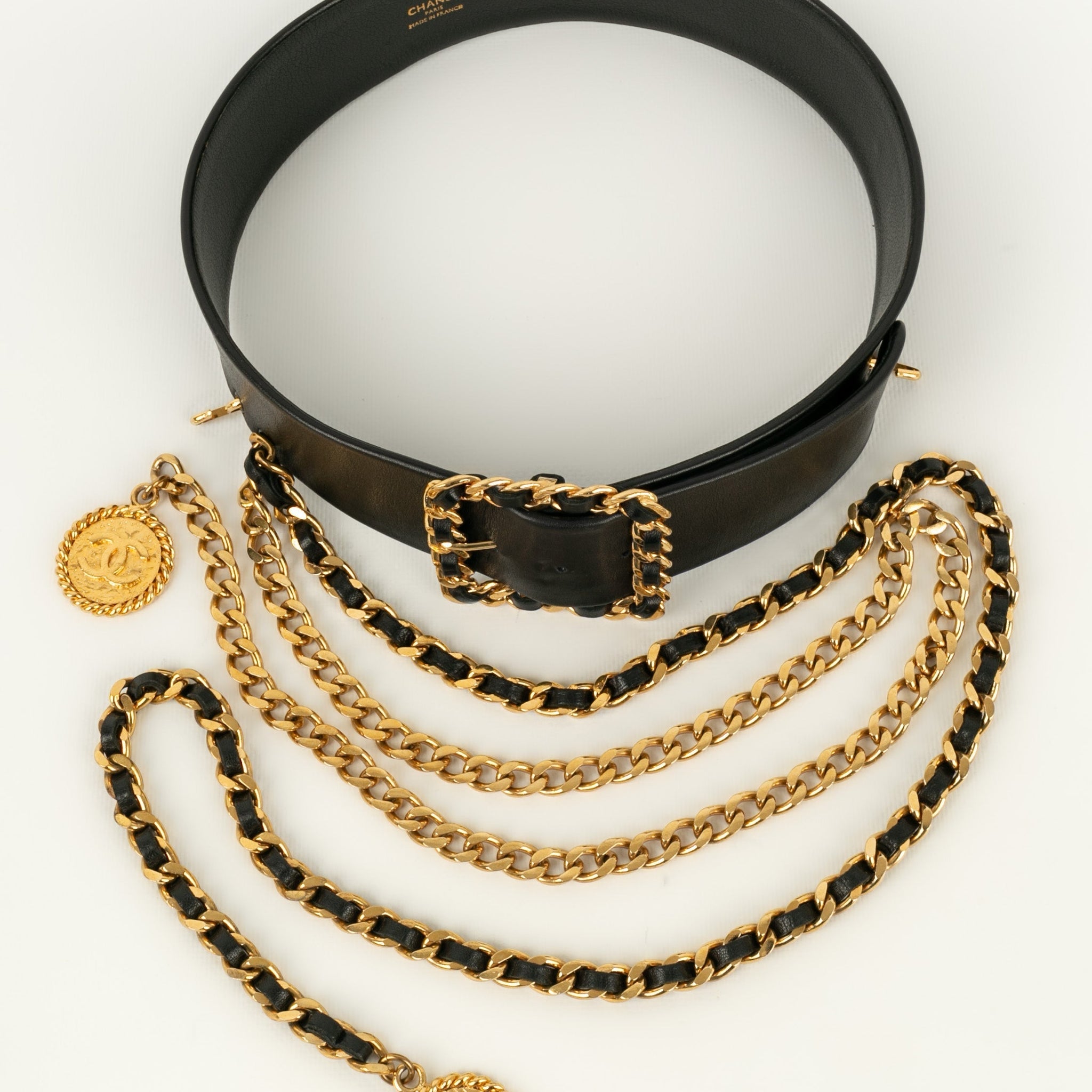 Ceinture en cuir Chanel