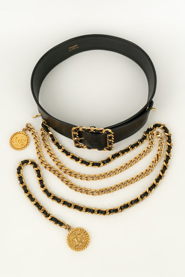 Ceinture en cuir Chanel