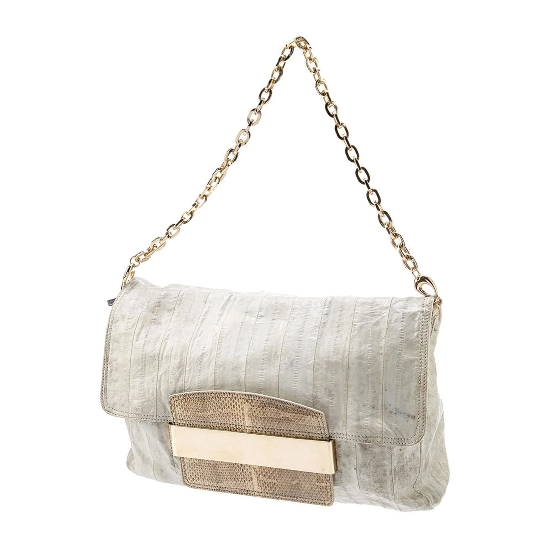 Jimmy Choo Eel Skin Two-Way Shoulder Bag