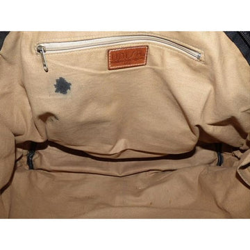 Unisa Xl Colorblock Style Purse Black Brown Leather Satchel