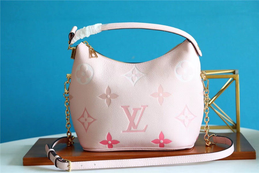 LV Neverfull MM Monogram Canvas Rose Pink For Womtlm,  Shoulder and Crossbody Bags 9.4in/24cm LV