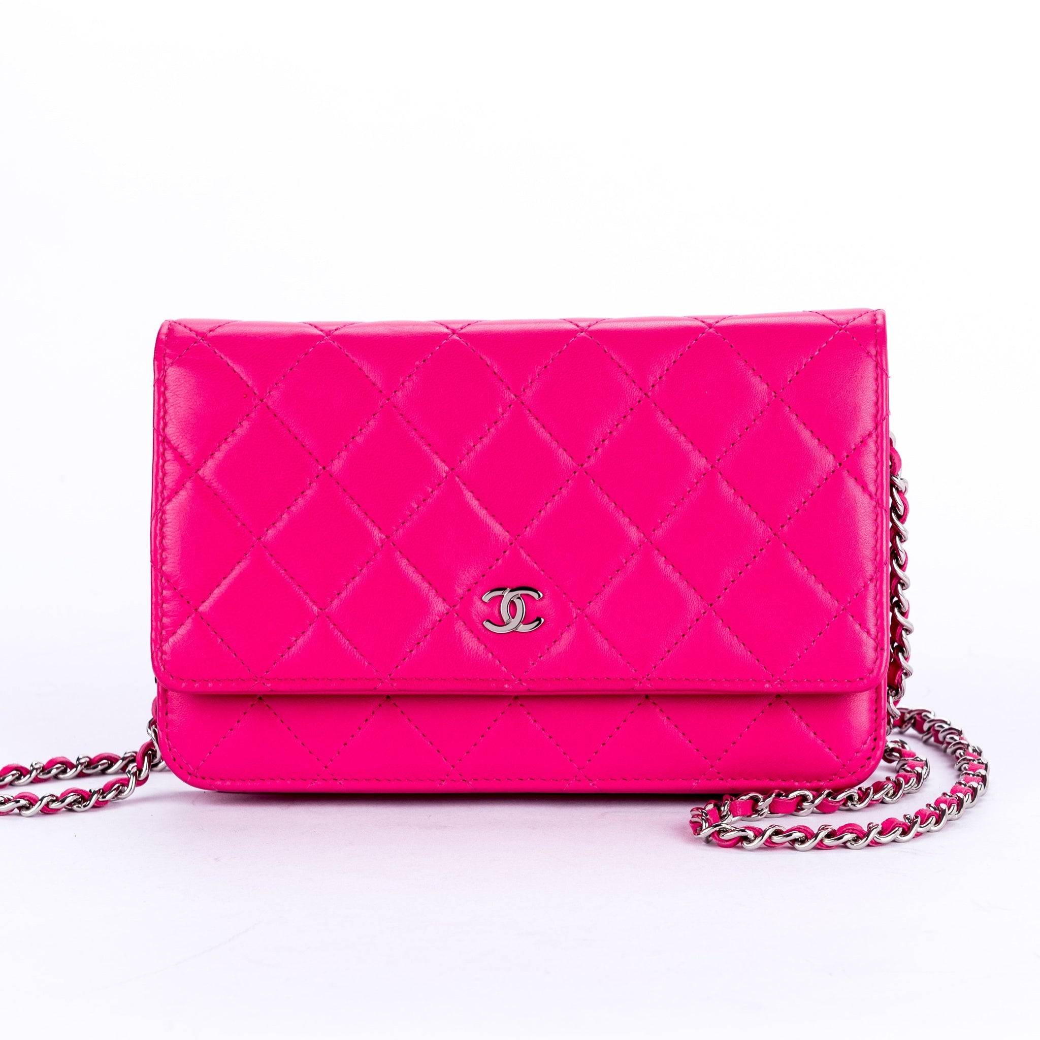 Chanel Wallet & Chain S_N Pink Color with , Dust Cover & Box