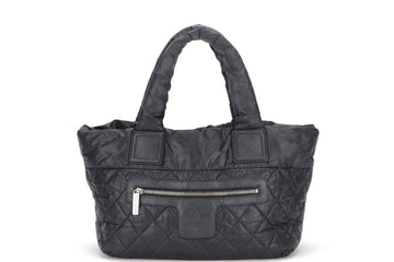 CHANEL COCO COCOON BLACK NYLON PM TOTE (1668xxxx), NO  & DUST COVER