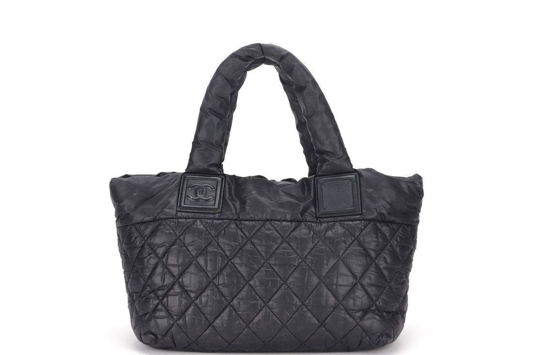 CHANEL COCO COCOON BLACK NYLON PM TOTE (1668xxxx), NO  & DUST COVER