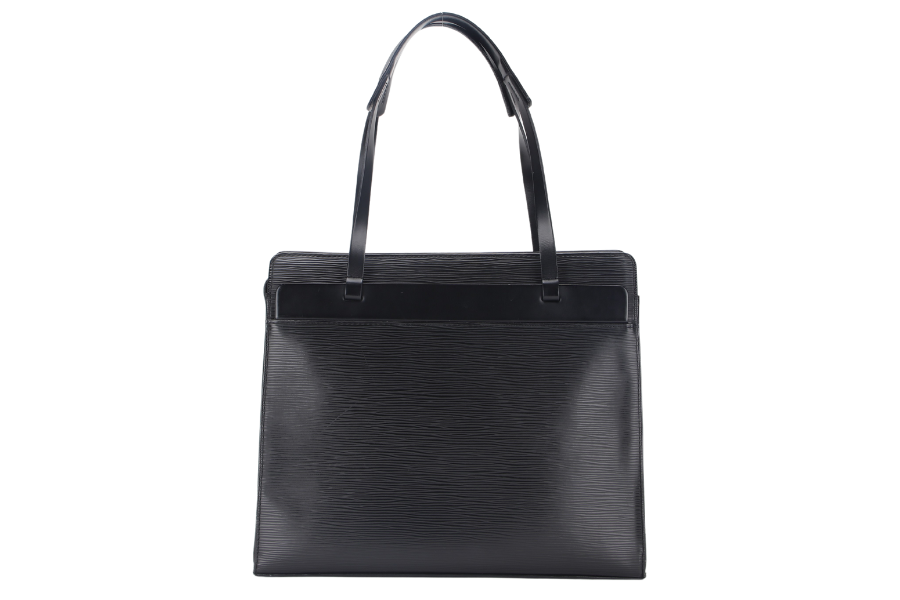 LOUIS VUITTON CROSISETTE PM BLACK EPI LEATHER WITH DUST COVER