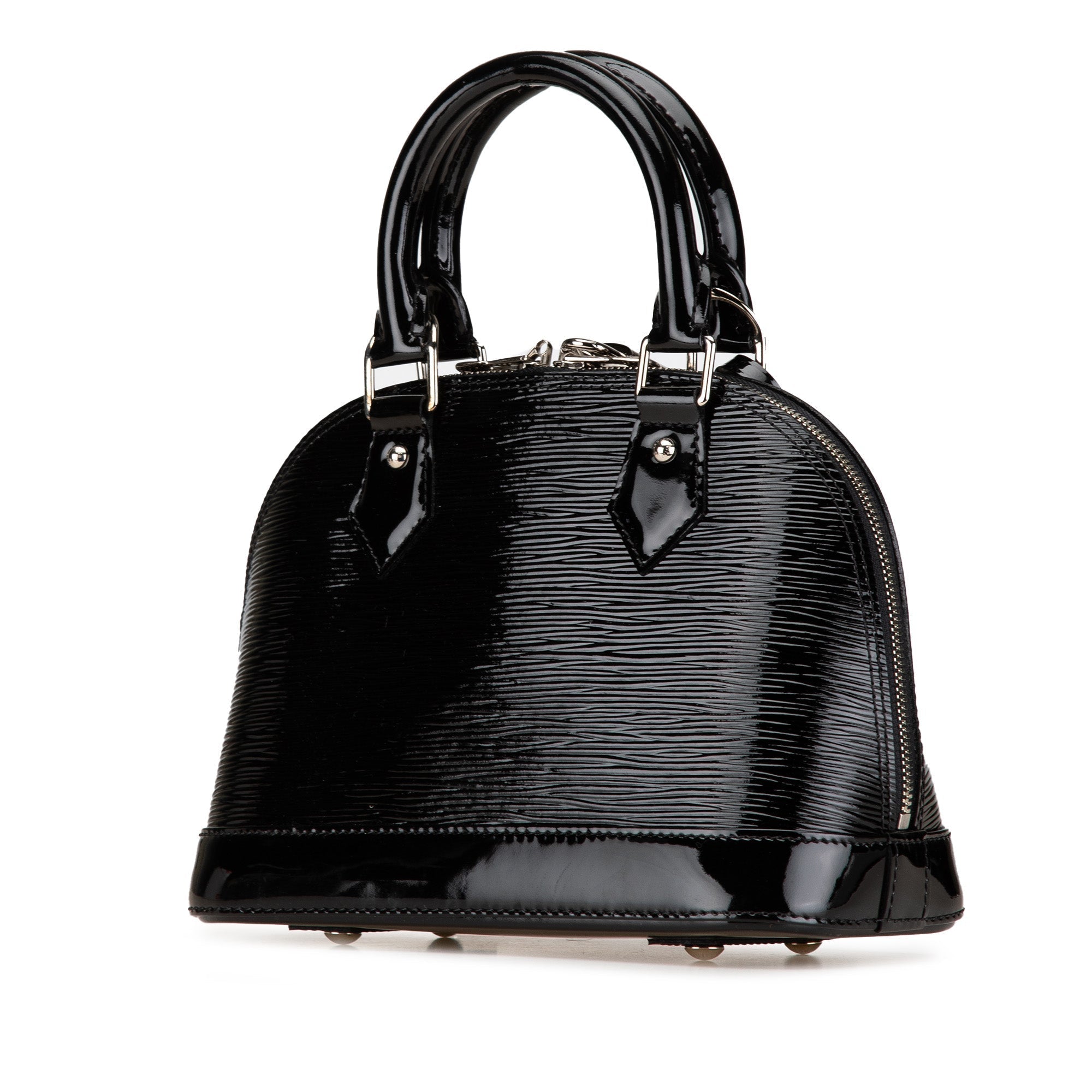 Black Louis Vuitton Electric Epi Alma BB Satchel