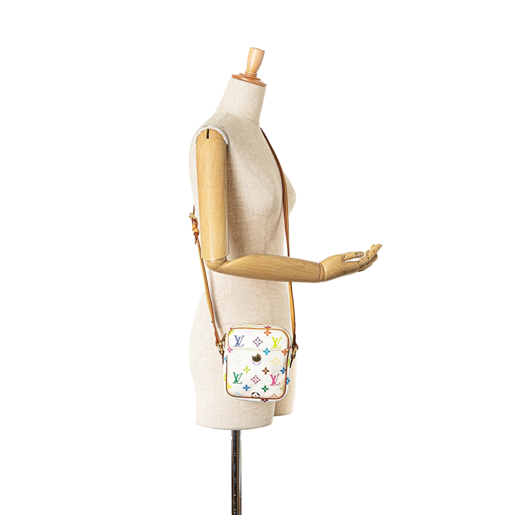 White Louis Vuitton Monogram Multicolore Rift Crossbody Bag
