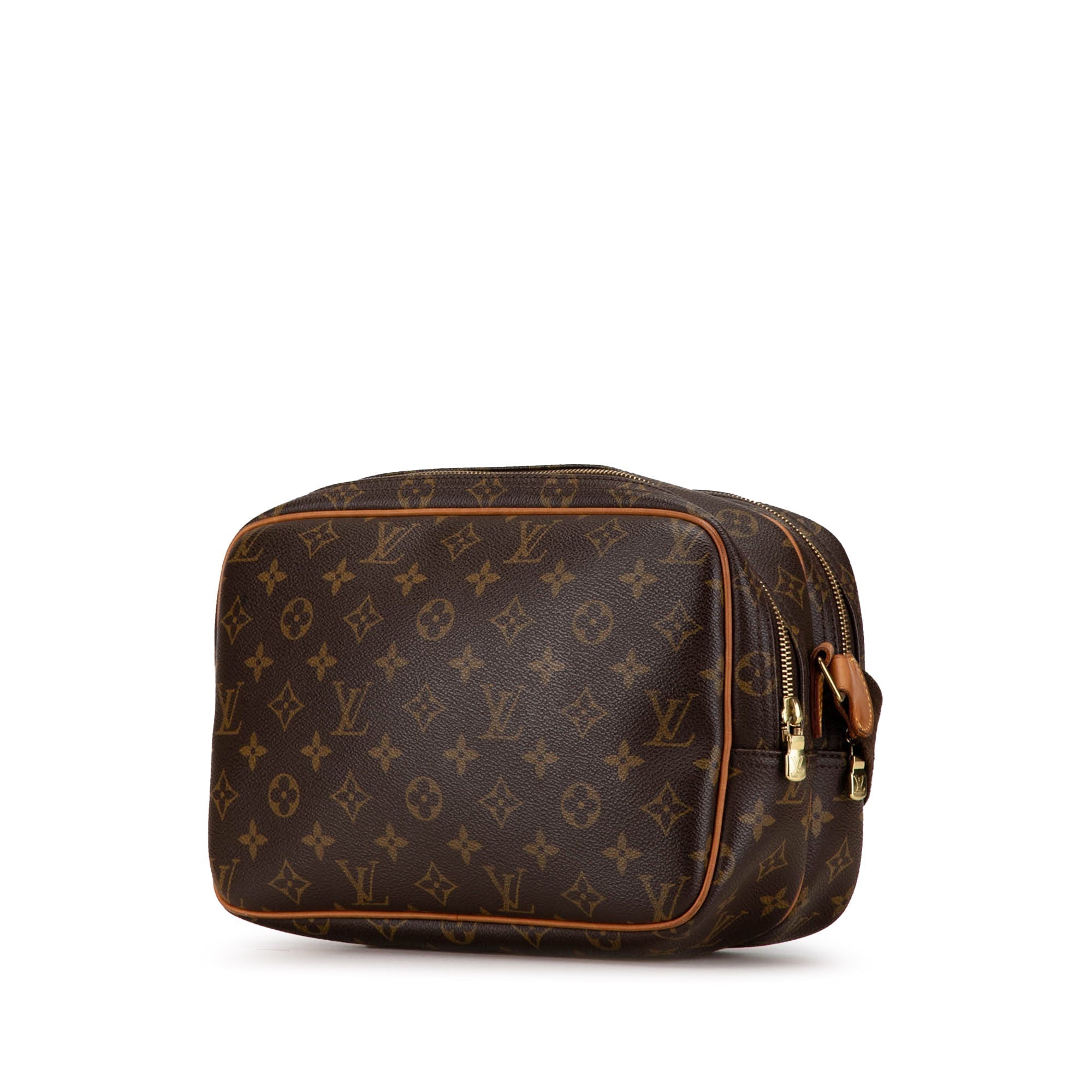 Brown Louis Vuitton Monogram Reporter PM Crossbody Bag