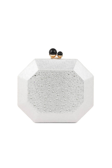 Fancy Clutch B21550-Silver