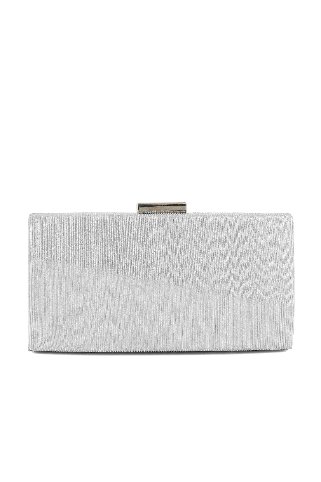 Fancy Clutch B21570-Silver